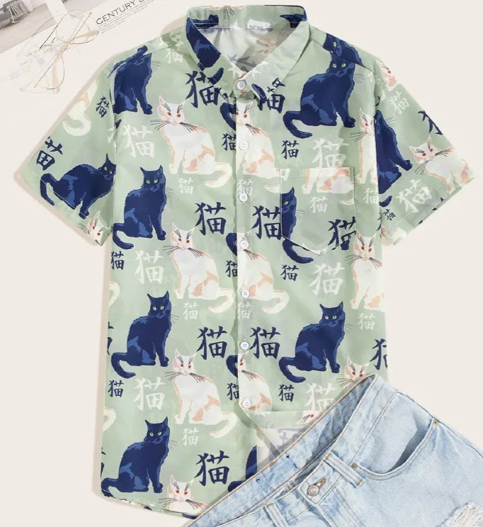 Camisa Japonesa Neko