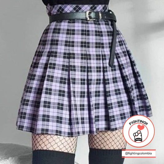 Falda Purple School