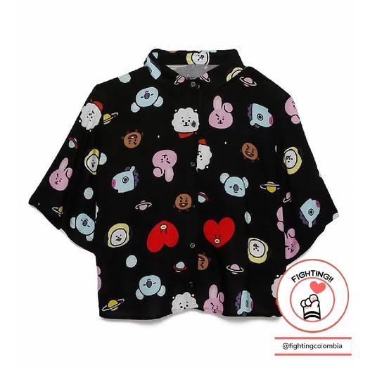 Camisa Kawaii Galaxy