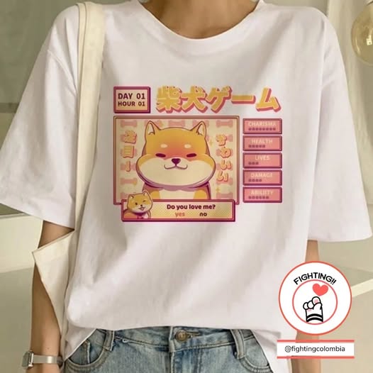 Camiseta Shiba Inu Gamer