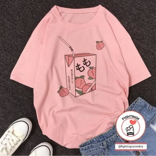 Camiseta Peach Drink