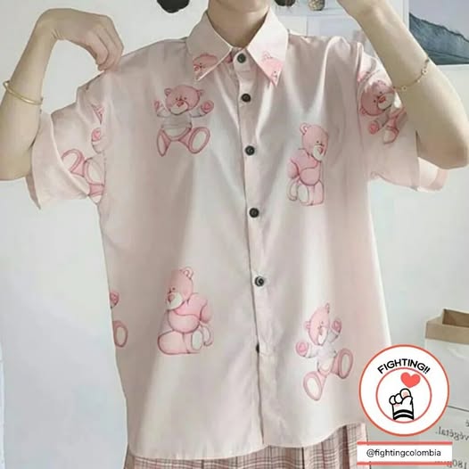 Camisa Bears Pink