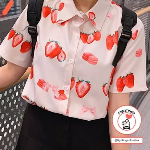 Camisa Strawberry Yummy 🍓