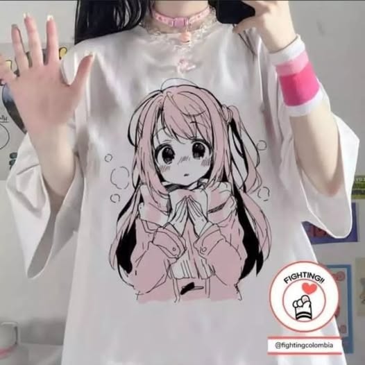 🥺💗 Camiseta Anime