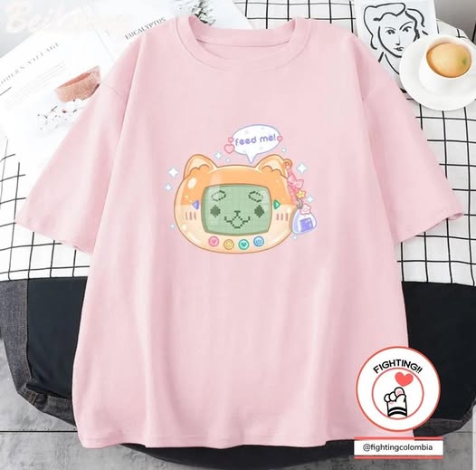 Camiseta Tamagochi Kawaii 🌟