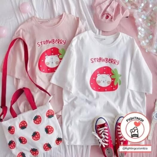 Camiseta strawberry 🍓❣️