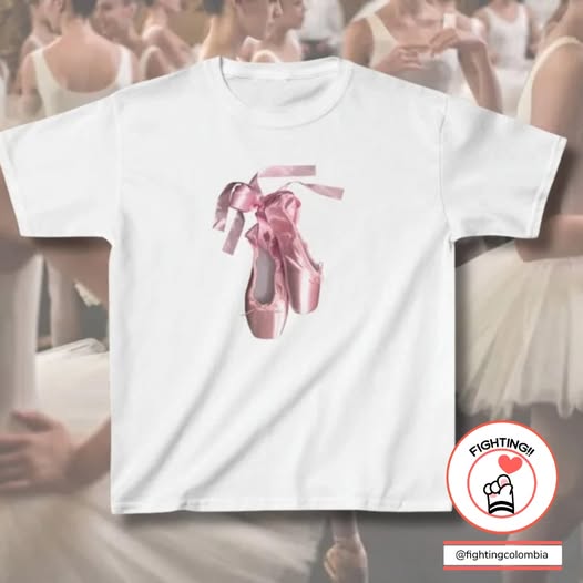 Camiseta zapatillas de ballet💘