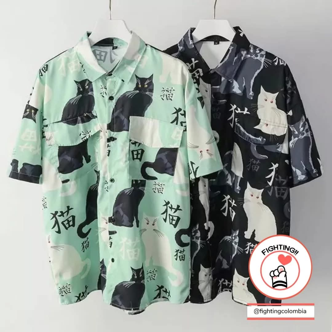 Camisa Japonesa Neko