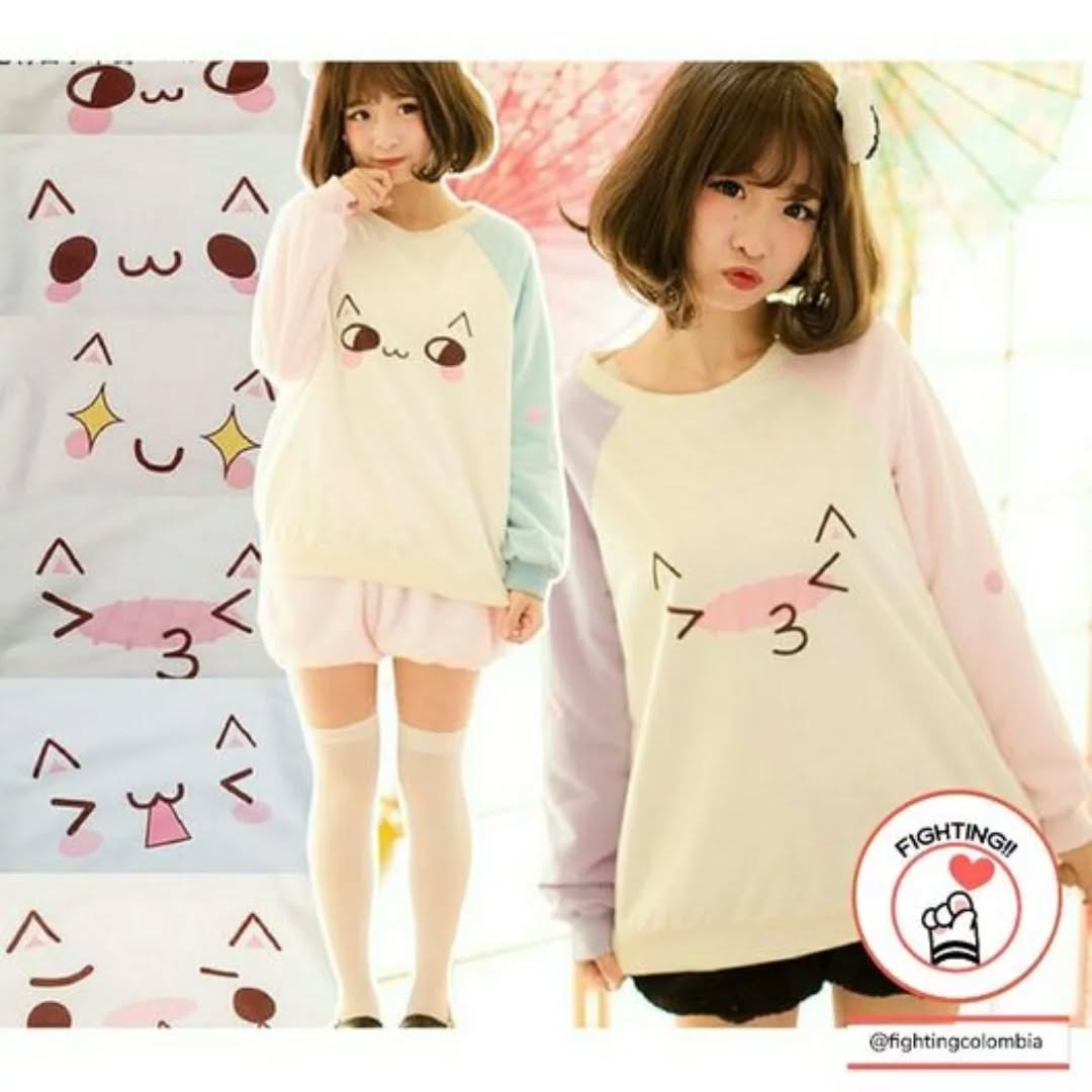 Hoodie "Kawaii Cat"