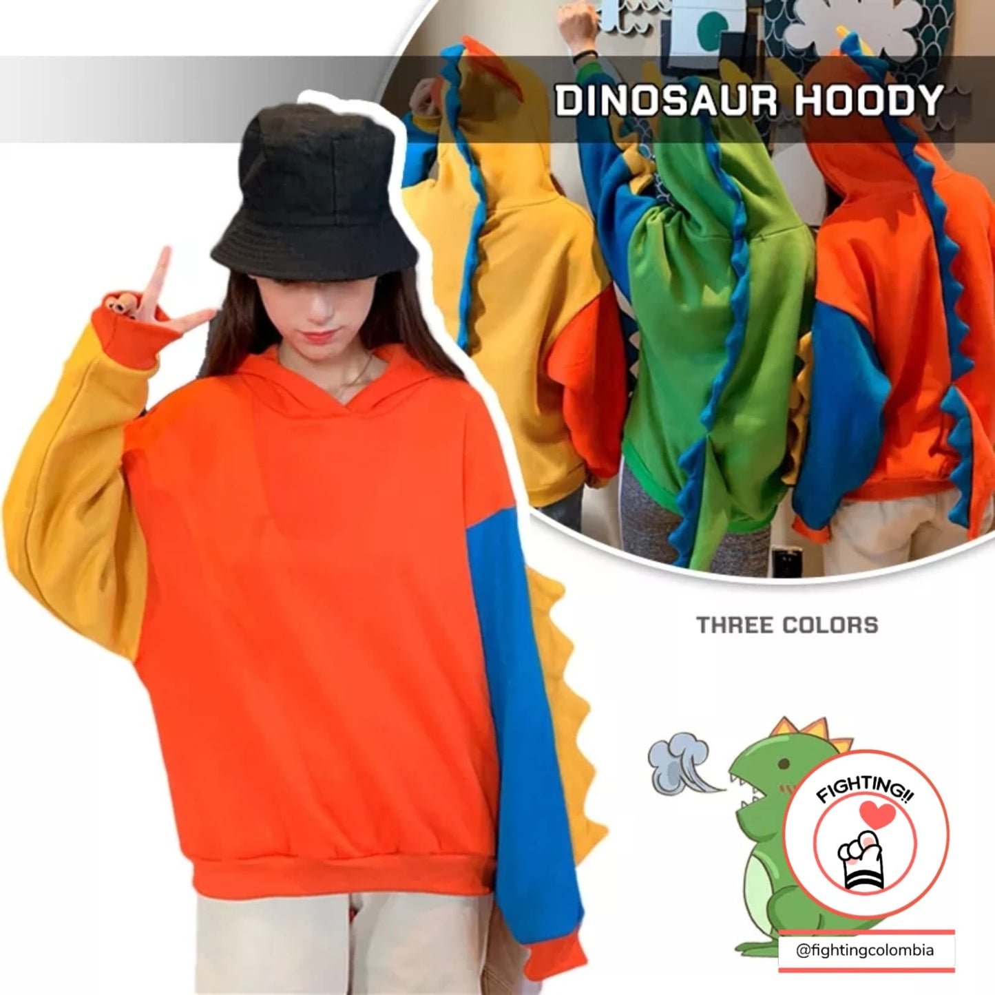 Hoodie Dinosaurio