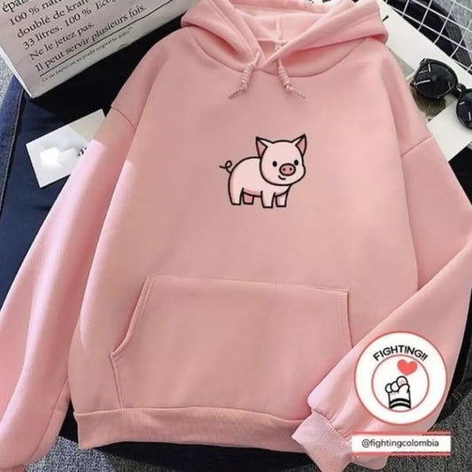 Hoodie Piggy Love