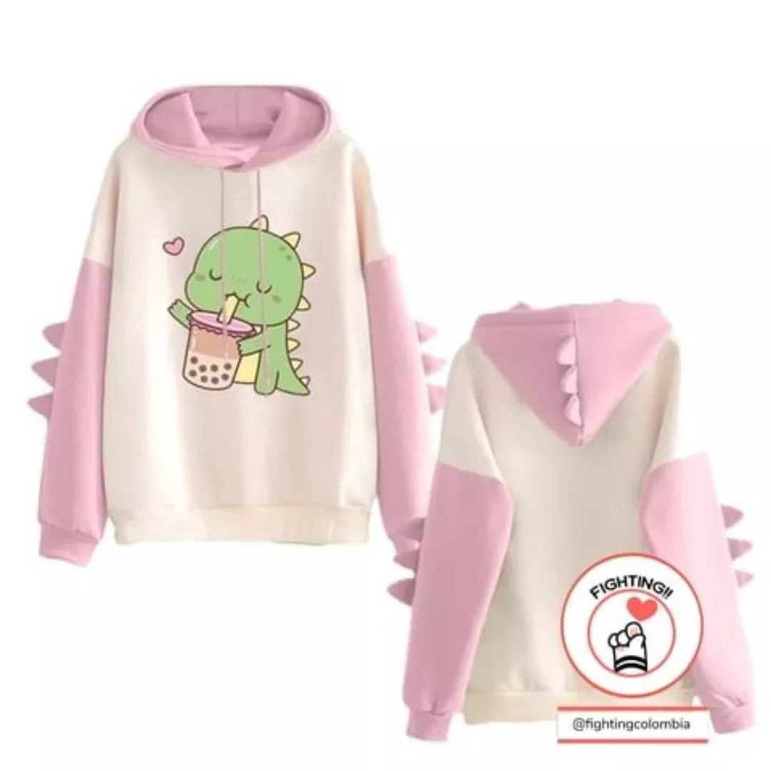 Hoodie Dino Bubble Tea