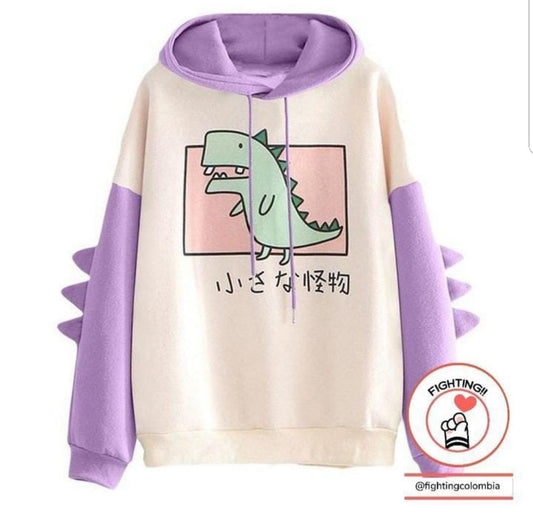 Hoodie Dino Kawaii