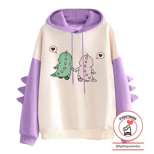 Hoodie Dino Love