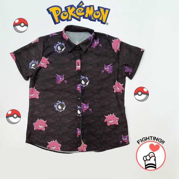 Camisa Pokemon Fantasmas