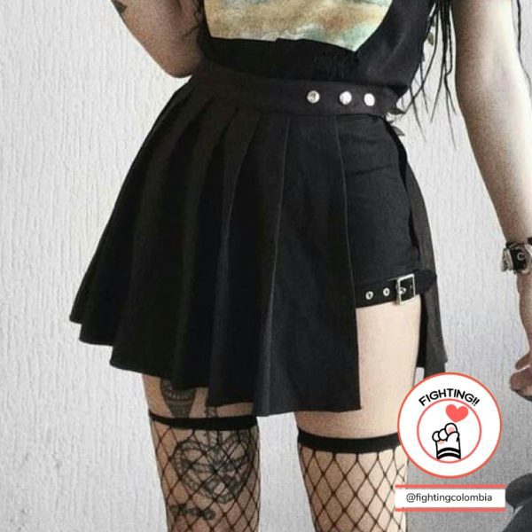 Falda Short Negra