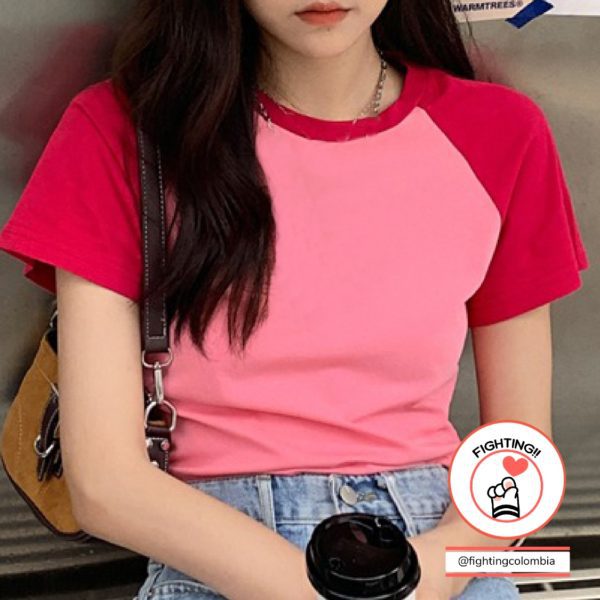 Camiseta Rosa Fucsia