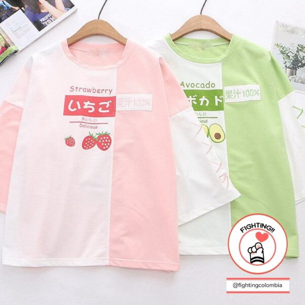 Camiseta Strawberry Avocado