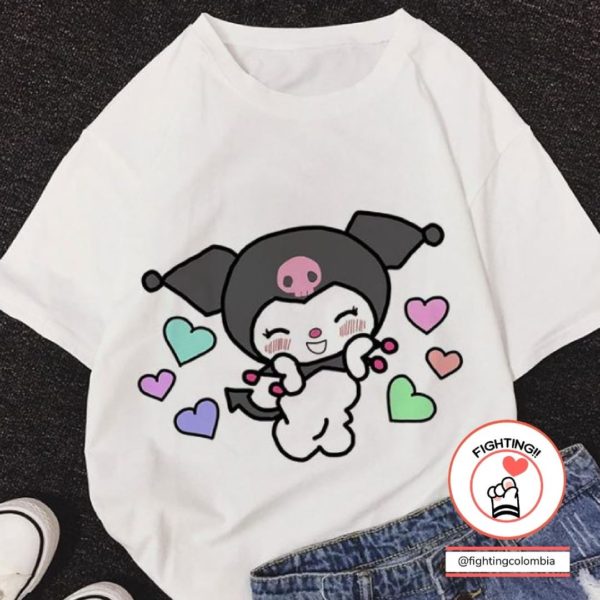 Camiseta Kuromi Happy