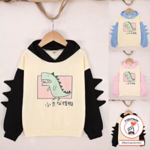 Hoodie Dino Colores Varios