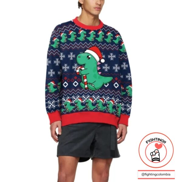 Hoodie Dino Navidad