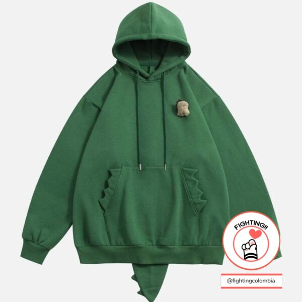 Hoodie Dino Verde