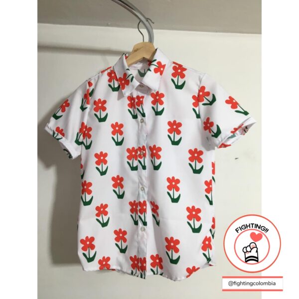 camisa flowers